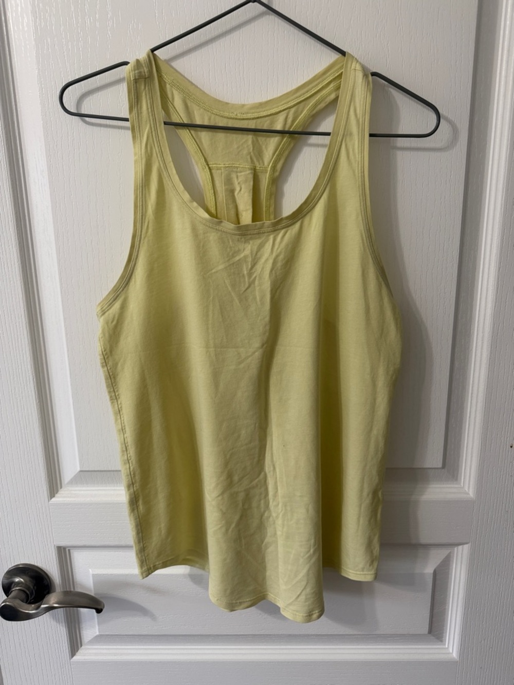 Light Yellow lululemon Racerback Tank Top
